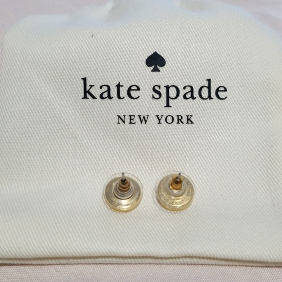 Kate Spade Gold Stud Earrings - Picture 2 of 3